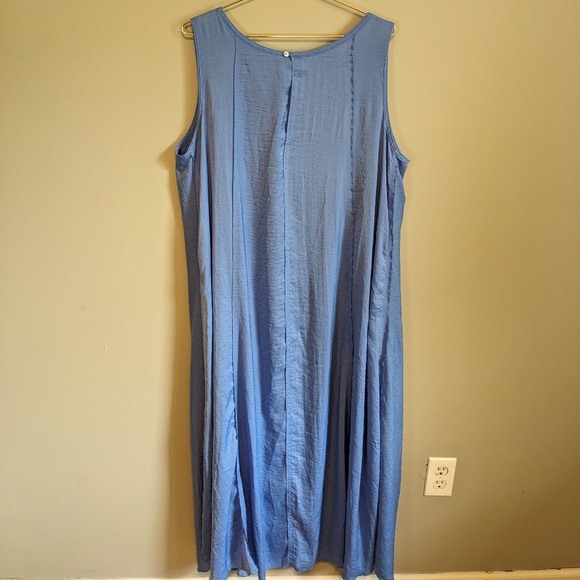 Denim 24/7 Light Blue Midi Dress, size 20W - Picture 3 of 6